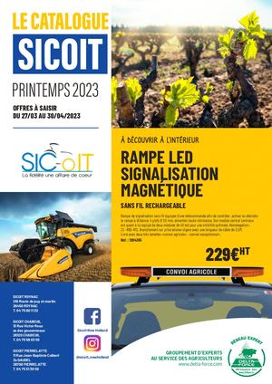 Catalogue Printemps Sicoit