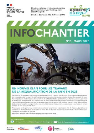 Requalification de la RN10 à Trappes - Info Chantier n°2
