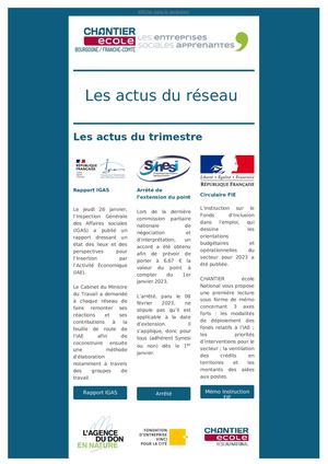 Newsletter Mars 2023