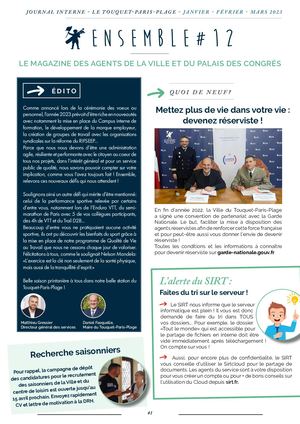 Bulletin Interne Janv Fév Mars 2023