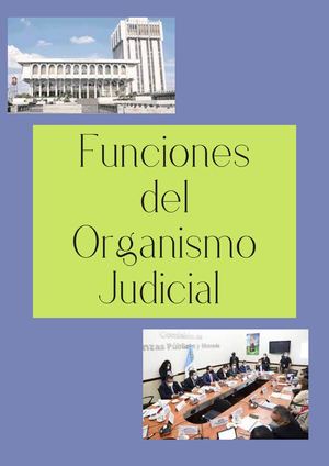 Funciones Del Organismo Judicial (2)