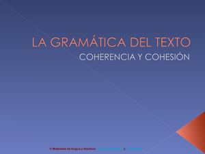 LAS PROPIEDADES DEL TEXTO