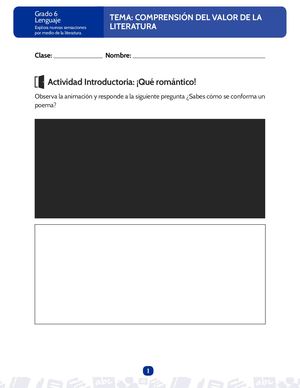 10 DBA 6 4 Comprension Del Valor De La Literatura