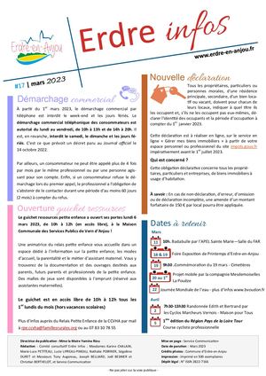 Erdre Infos 17 - Mars 2023