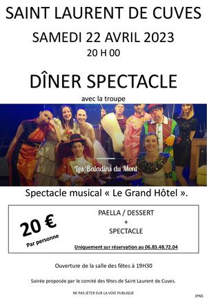 Affiche Spectacle Du 22 Avril 2023