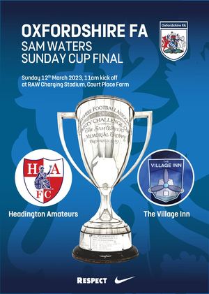 Oxfordshire Fa Sam Waters Sunday Cup (2023 Final Programme)