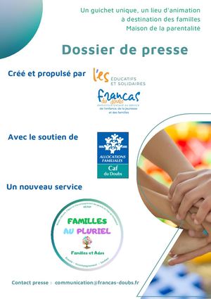 Dossier Presse Espace Familles