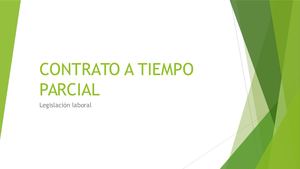 Contrato A Tiempo Parcial