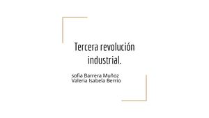 tercera revolucion industrial