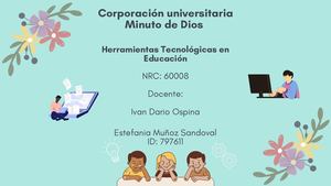Herramientas Tecnológicas En Educación