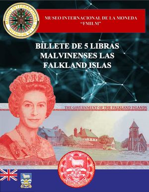 Billete De 5 Libras Malvinense De Las Falkland Islas Museo Internacional De La Moneda