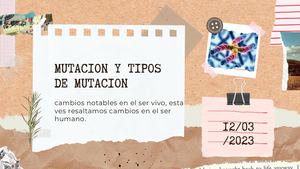 Presentación Proyecto Escolar Collage De Recortes De Papel Marrón