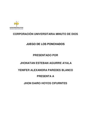 Juego De Los Ponchados