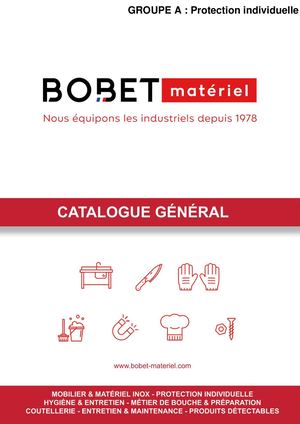 Catalogue BOBET Matériel 2023 - Groupe A