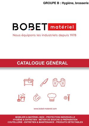 Catalogue BOBET Matériel 2023 - Groupe B
