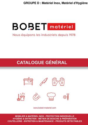 Catalogue BOBET Matériel 2023 - Groupe D