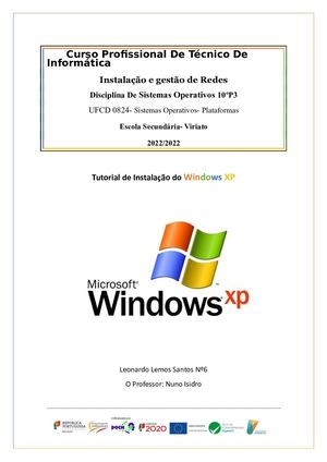 Calaméo - Tutorial de Instalação do Windows XP