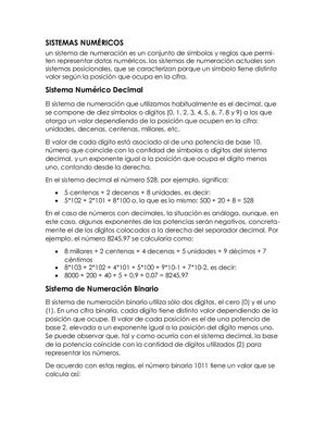 Sistemas Numéricos Jesús Contreras