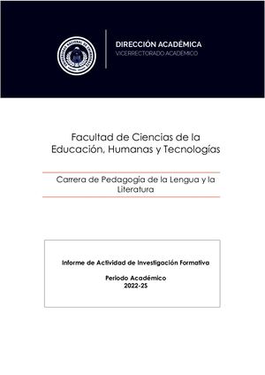 Formato Anexo 3 Informe De Actividad De Investigación Formativa 1 (1)