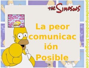Mala Comunicacion Simpson