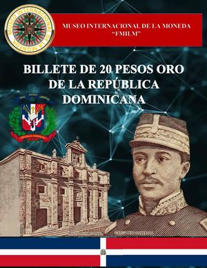 Billete De 20 Pesos Oro De La República Dominicana Museo Internacional De La Moneda