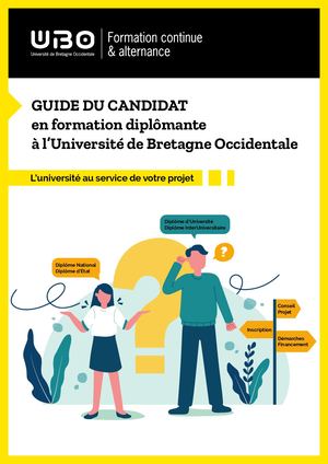 Guide du candidat en formation diplômante