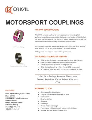 Orkal motorsport Couplings 2023 Flyer Adel Wiggins