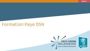 Formation de fin d'année 2022 Paye DSN