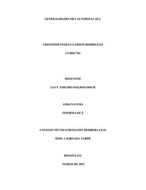Generalidades De Las Normas Apa 701 Cristofer (1)