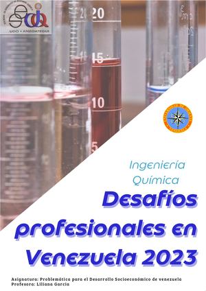Desafíos Profesionales En Venezuela 2023 (Ingeniería Química)