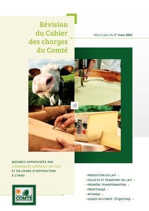 Révision du Cahier des charges du Comté - 1er Mars 2023