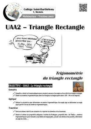 Chapitre 5 Trigonométrie