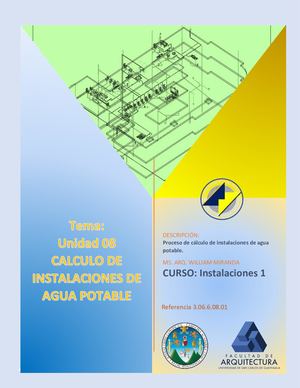 3 06 6 08 01 Calculo Agua Potable