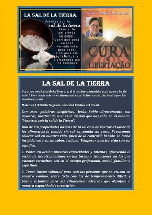 LA SAL DE LA TIERRA JOSÉ CARLOS DE LUCCA