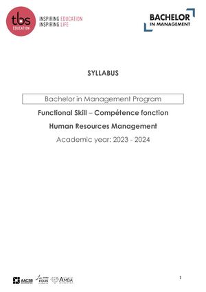 Human Resources Management