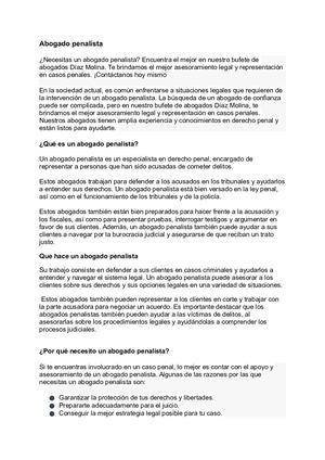 Abogado Penalista