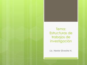 Estructura De Tesis De Grado