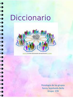 Diccionario Psicología Social