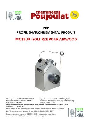 PEP Moteur isolé R2E pour Airwood
