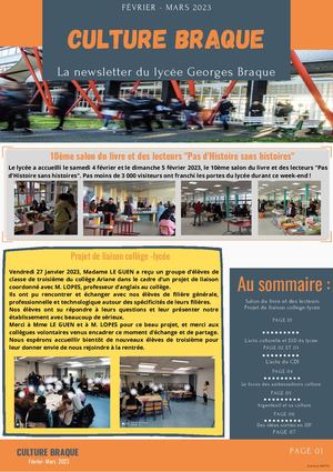 Newsletter Février Mars 2023