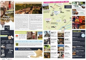 Plan touristique de Saint-Antoine-l'Abbaye 2023-2024