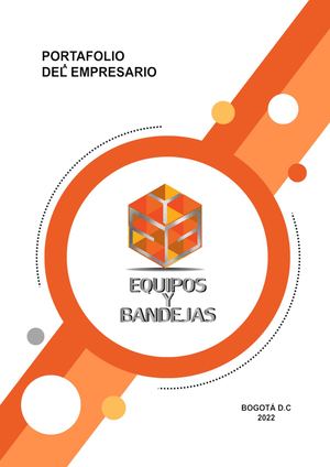 1 1 Portafolo Del Empresario Bandejas Pachas Y Equipos Docx