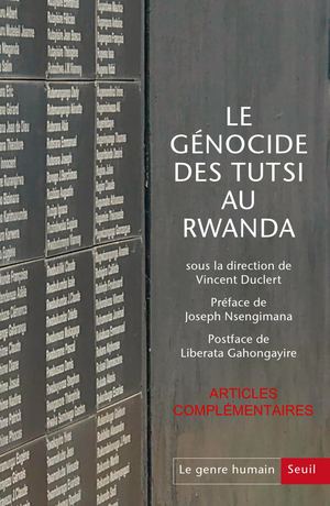 Le Genre Humain n°62