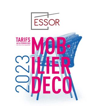 Essor Catalogue Mobilier 2023/2024 Tarif