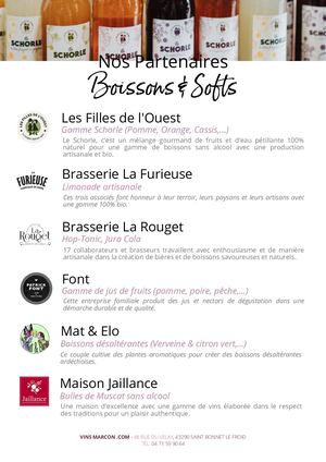 PARTENAIRES BOISSONS & SOFTS