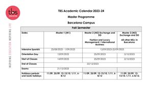Barcelona Calendar Master 2023 24