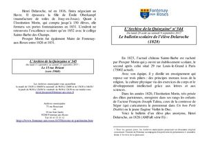 AMFAR A15 344 Le bulletin scolaire de l'élève Delaroche (1828)