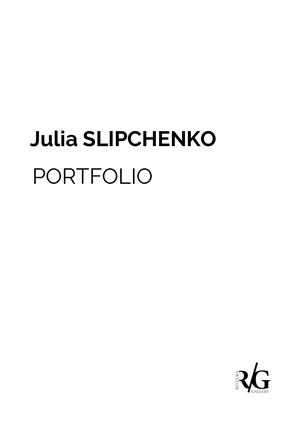 Portfolio Julia Slipchenko