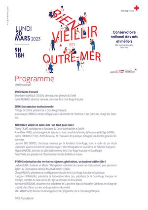 Programme Conférence "bien vieillir en outre-mer"