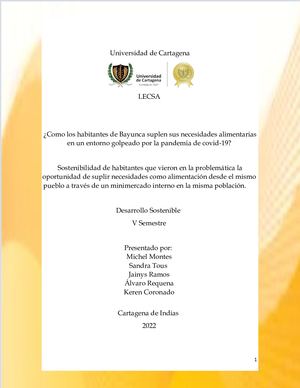 Desarrollo Sostenible Bayunca